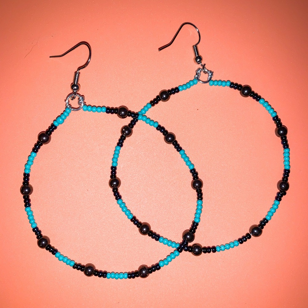 ‘Heading South’ Seed Bead Earrings
